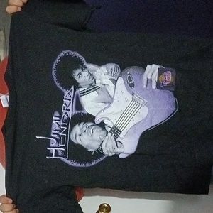 Rare Vintage 1997 Jimi Hendrix Touch Tone Black T Shirt Band Tee sz XL